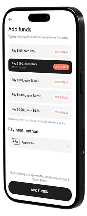 add funds